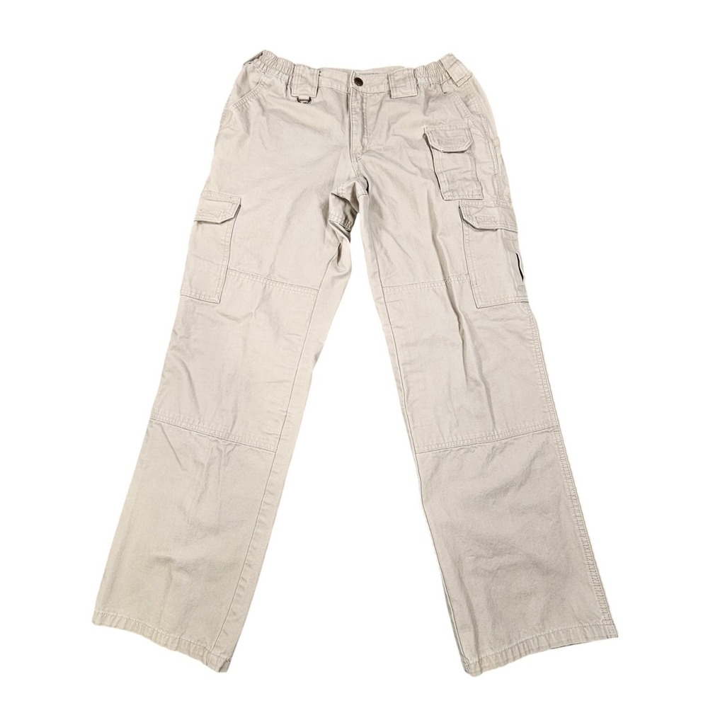 5.11 Tactical Women's Khaki Cargo Pants Size 10 Regular Cotton 64358